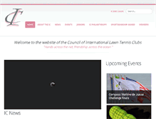 Tablet Screenshot of ictennis.net